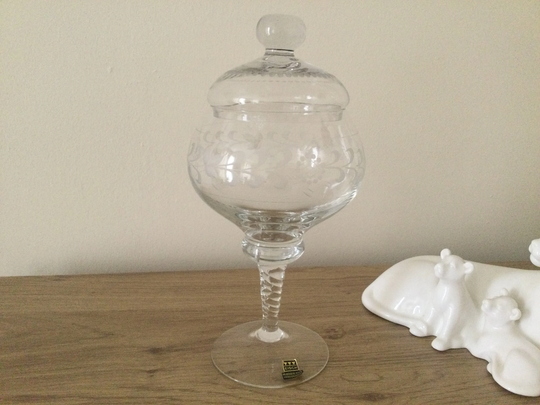 Vintage Eisch Glass Vase Made in Western Germany