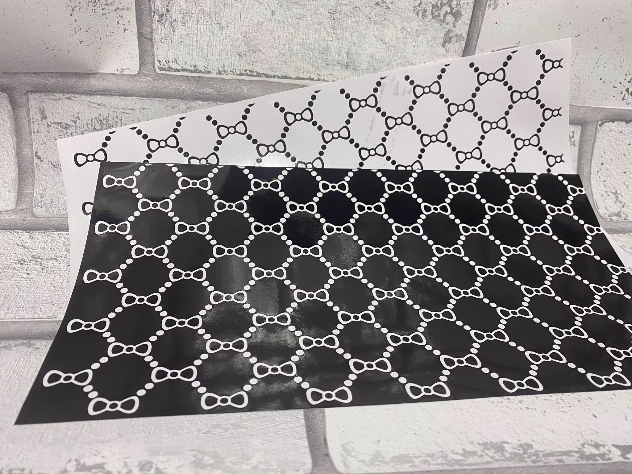 Knot Bow Style Pattern Custom Quality Vinyl Stencils Suitable For Sneaker Shoe Trainer Painting/Airbrushing/Etching Bestprice&quality