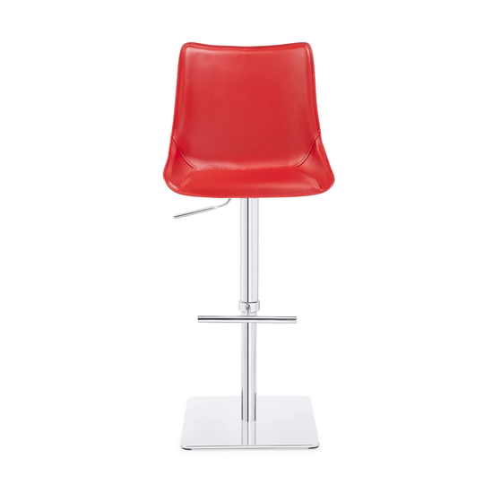 Magnifico Signature Leather Bar Stool Lime Green