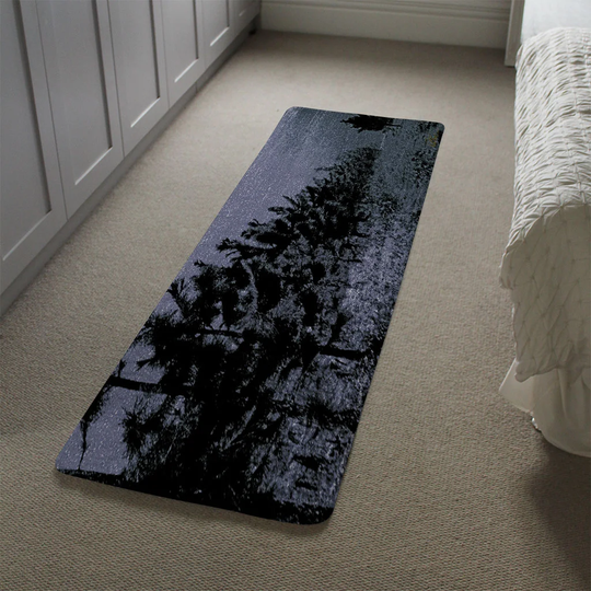 Manion Startree Line Designer Shaggy Black/Grey Rug