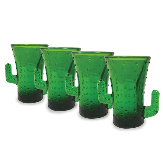 Mixology Cactus Glass Shot Glass