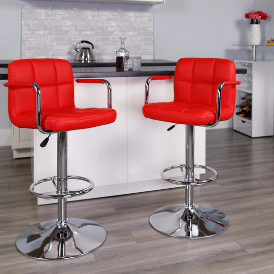 Milam Height Adjustable Swivel Bar Stool