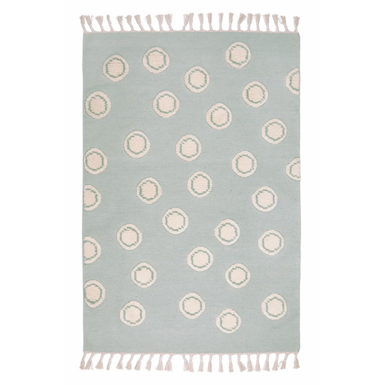 Ring Handmade Kilim Wool Mint/Natural Rug