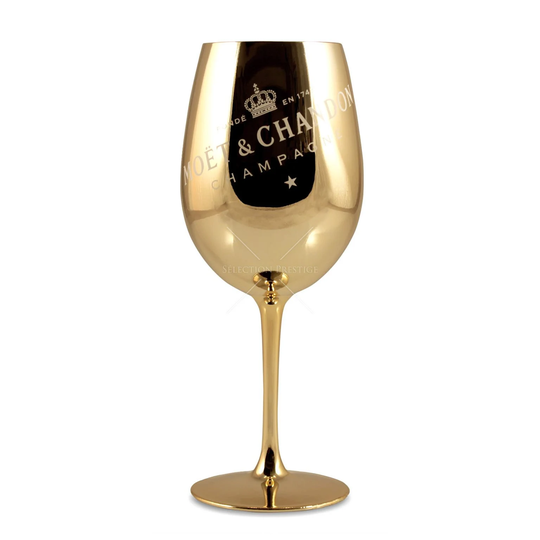 Moet & Chandon Gold Glass Goblet Flute X 1