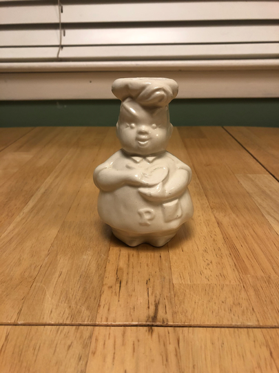 Vintage Chef Pepper Shaker, Usa Pottery Tall Shaker
