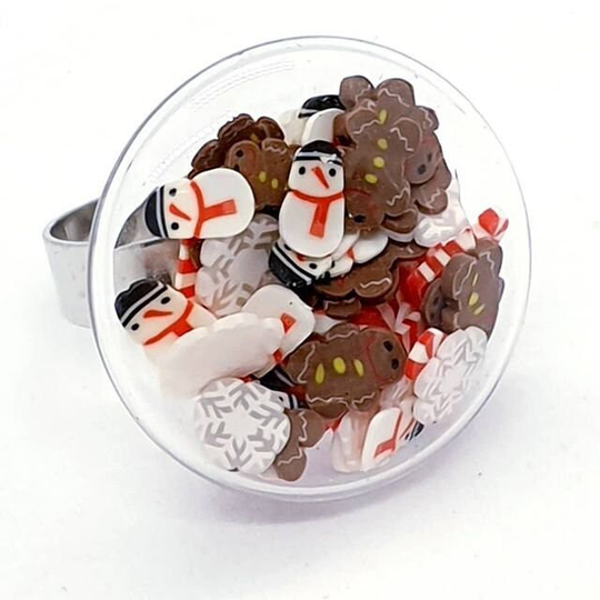 Christmas Shaker Ring