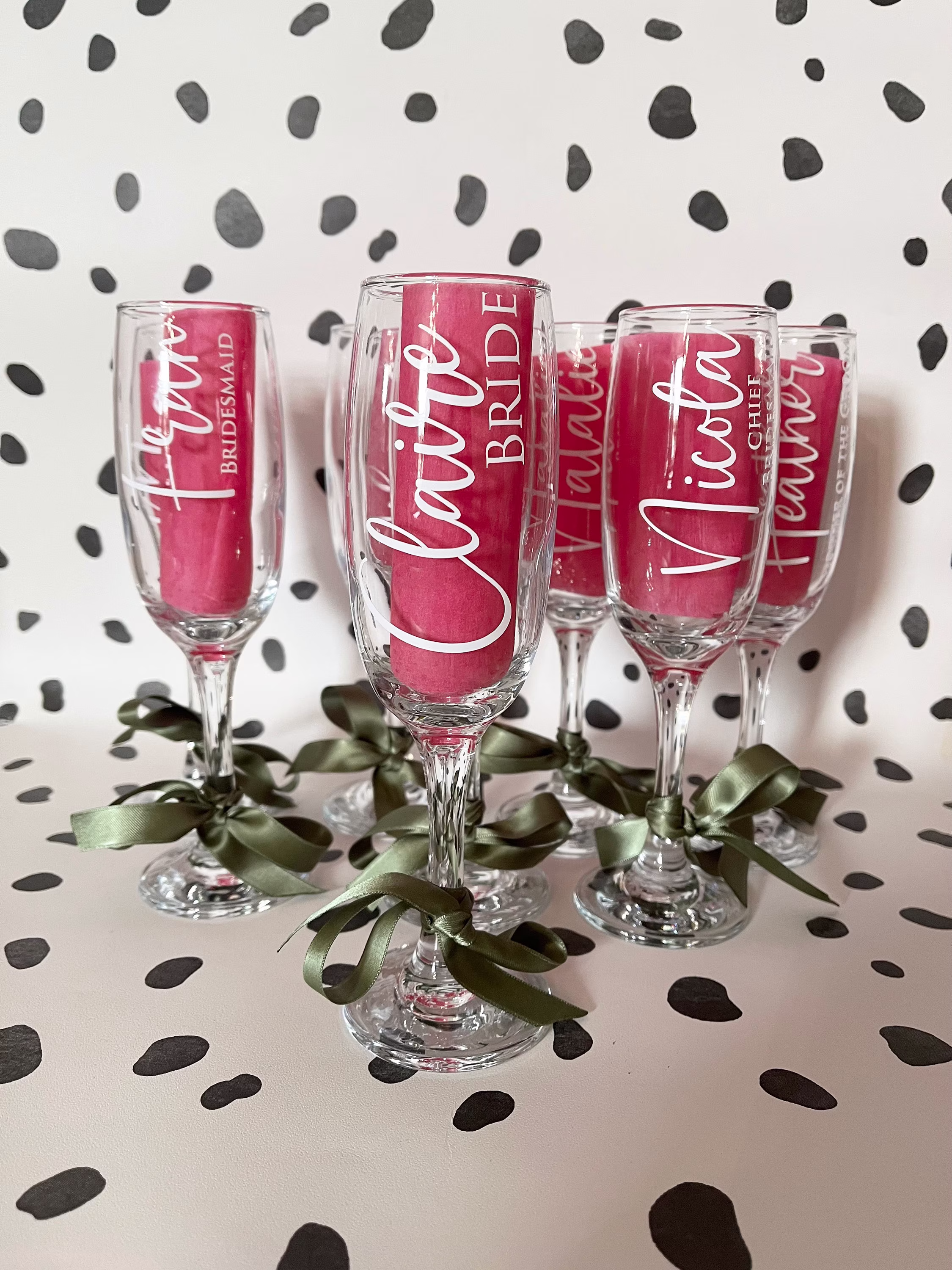 Personalised Champagne Glass