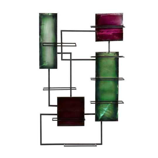Tulane 8 Bottle Wall Mounted Wine Rack
