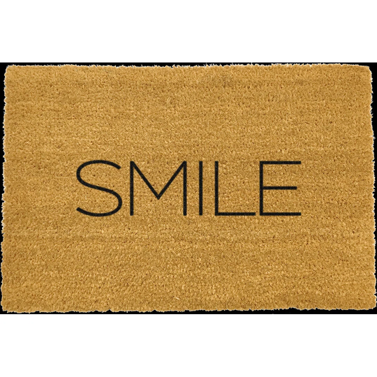 Isabeth Minimalist Smile Doormat