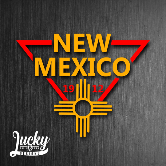 New Mexico Established Vinyl Decal