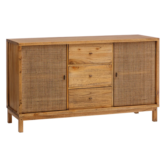Lancefield 150 Cm Wide 3 Drawer Solid Wood Sideboard