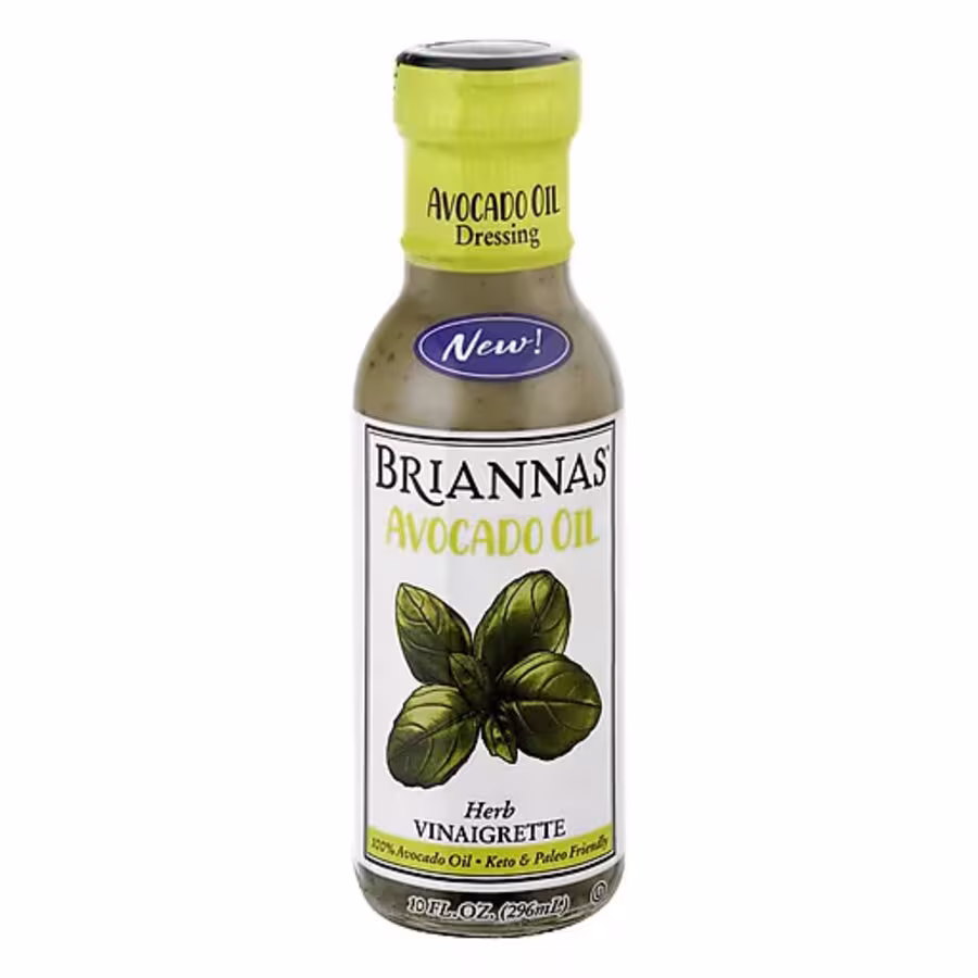 Herb Vinaigrette With Avocado Oil, Salad Dressings, Handcrafted, Keto Friendly, Gluten-Free, Kosher - 10 Oz