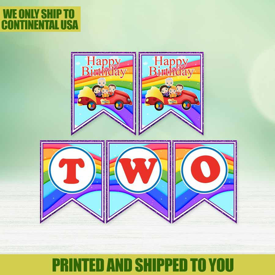 Birthday Flag Banner, Pendant Banner