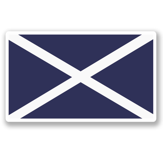 2 X 10cm Scottish Flag Vinyl Stickers - Scotland Europe Travel Adventure World Location Country Decal Luggage Laptop Gift Sticker #5313
