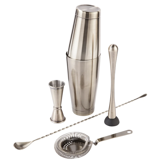 5 Piece Cocktail Bar Tool Set