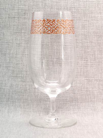 Celtic Design Beer Glass