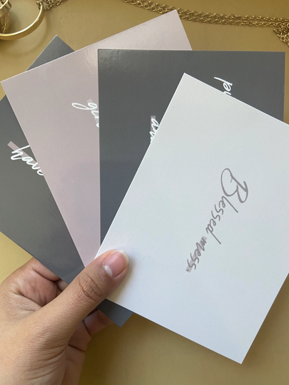 4 Postcards Bundle Deal | Positive Motivation Cards Affirmation Post Pack Affirm Motivational Card Set