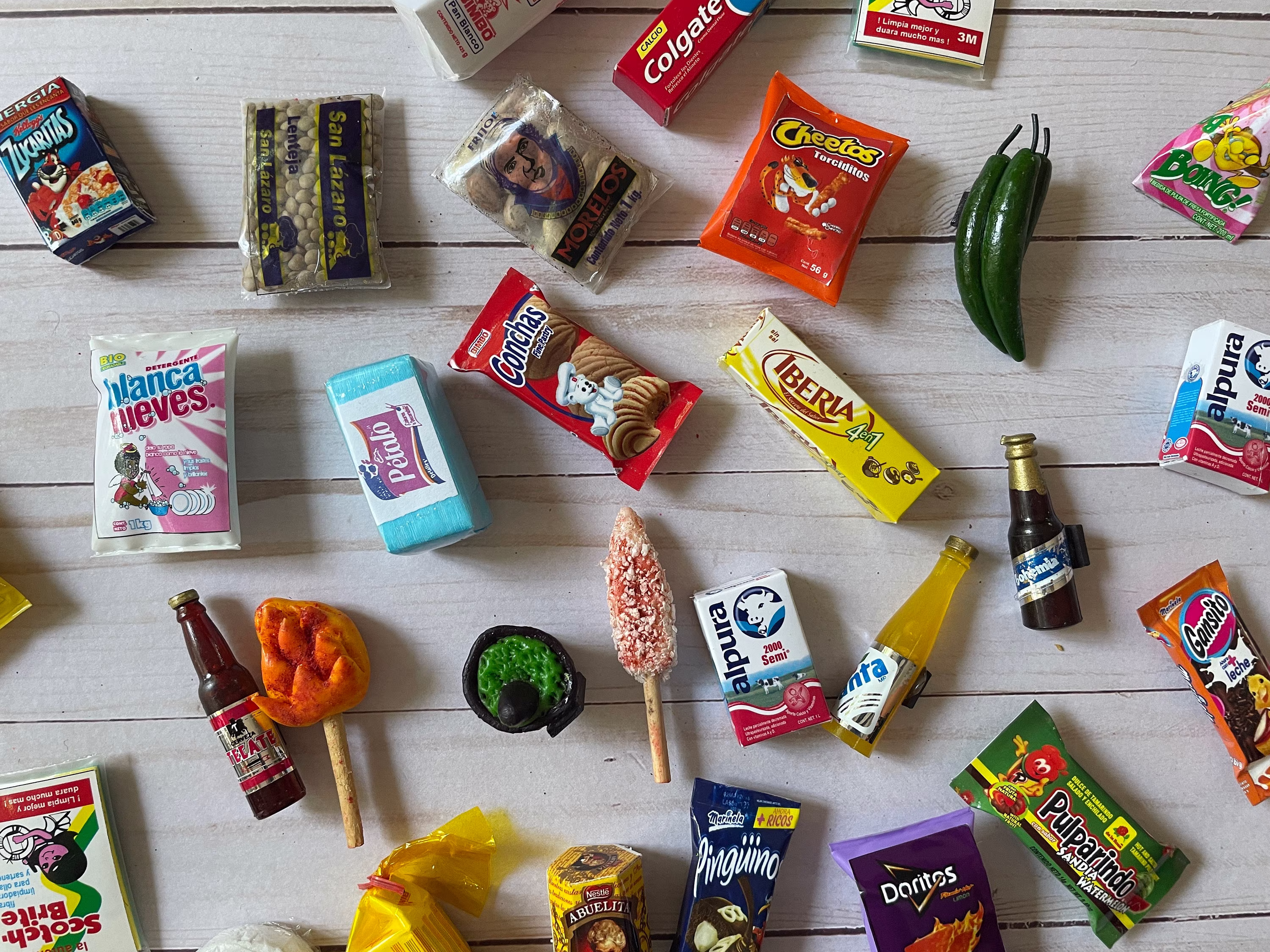 Mini Mexican Magnets Refrigerator Hand Made Imanes Minis Mexico