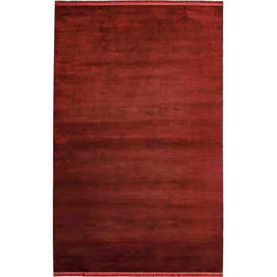 Danon Machine Woven 100% Viscose Red Rug