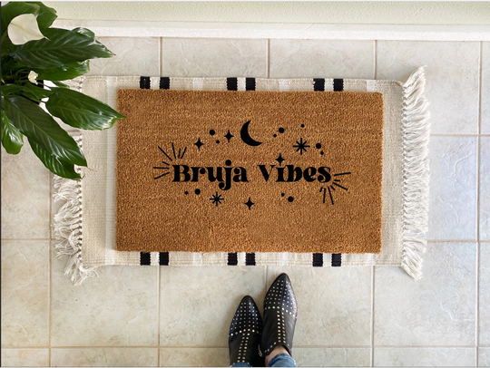 Bruja Vibes Doormat| Casa De La Bruja| Witch Home|Bruja Decor| Home| Brujas| Home Decoration