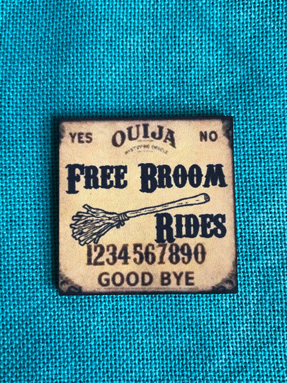 Free Broom Rides | Wooden Needle Minder Cover