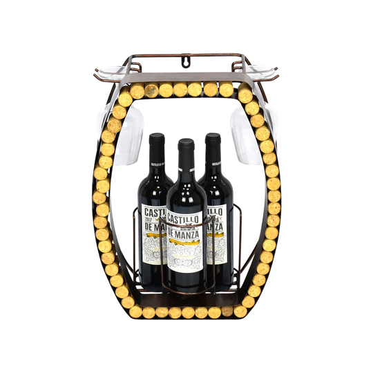 Dasher 3 Bottle Wall Mounted Wine Rack