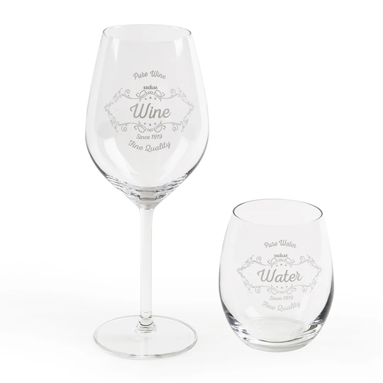 Fine Quality 12 Piece Glass Assorted Glassware Set