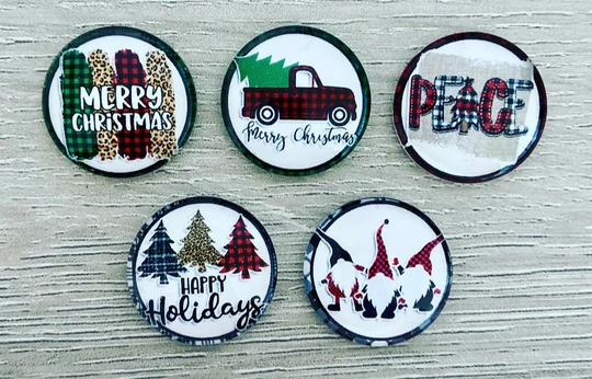 Christmas Magnets, Holiday Fridge Farmhouse Decor, Stocking Stuffer For Her, Gifts Friend