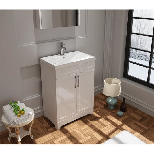 Zed 600mm Free-standing Single Vanity Unit