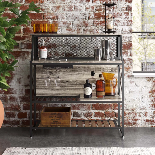 Mori Bar with Wine Storage