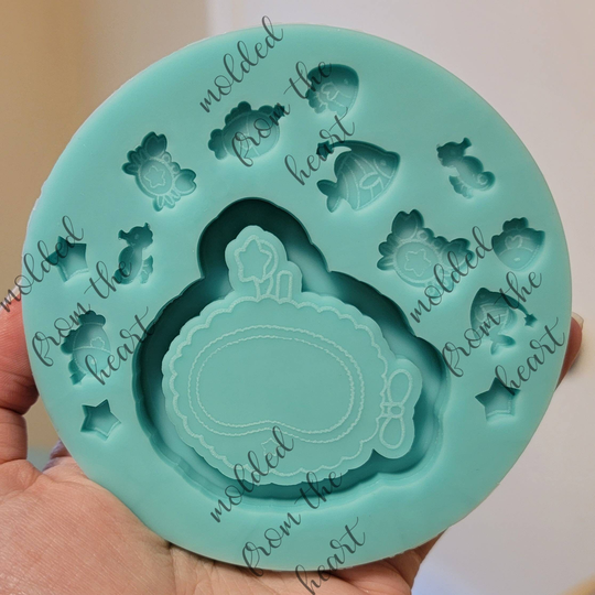 Submarine Full Shaker & Bits Silicone Mold