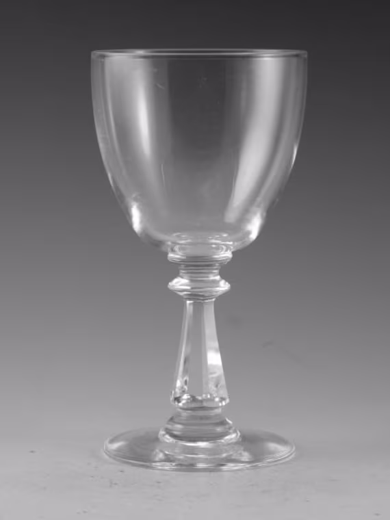 Val St Lambert Crystal - Caro Cut Wine Glass/Glasses 4 3/4