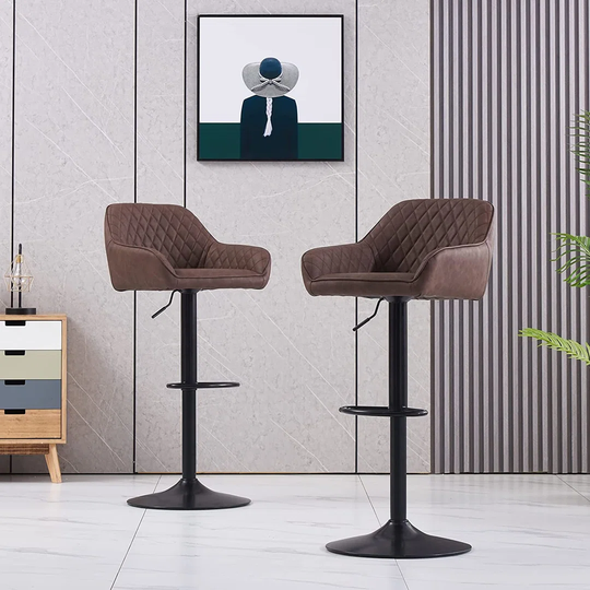 Gurinder Height Adjustable Swivel Bar Stool