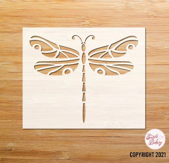 Dragonfly Stencil, Silhouette Animal Craft Reusable Stencil, For Painting, Diy Stencil