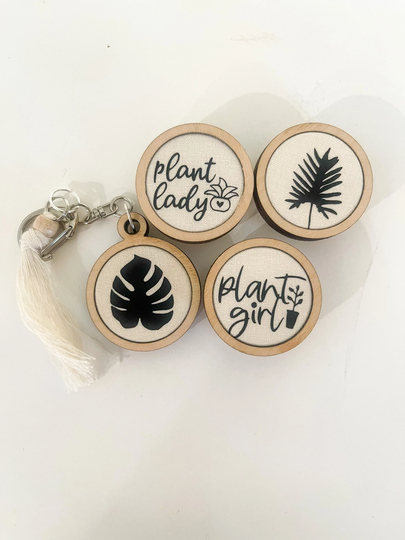 Plant Lady - Plant Girl Mom Keychain Magnet