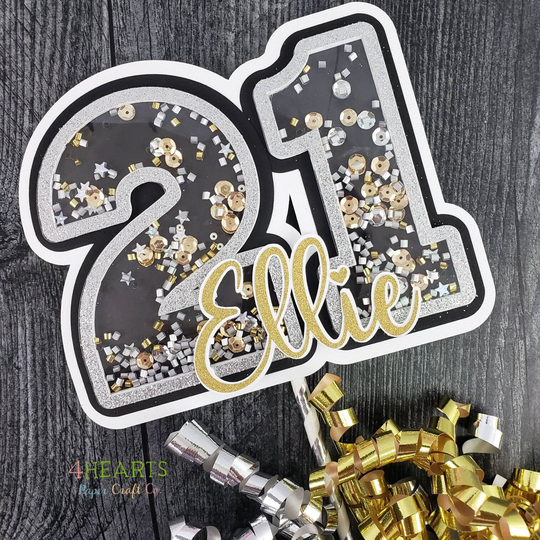 21st Birthday Cake Topper