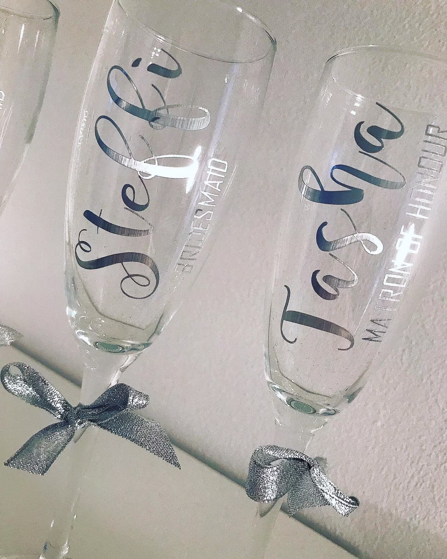Personalised Champagne/Prosecco Flute | Wedding Glass