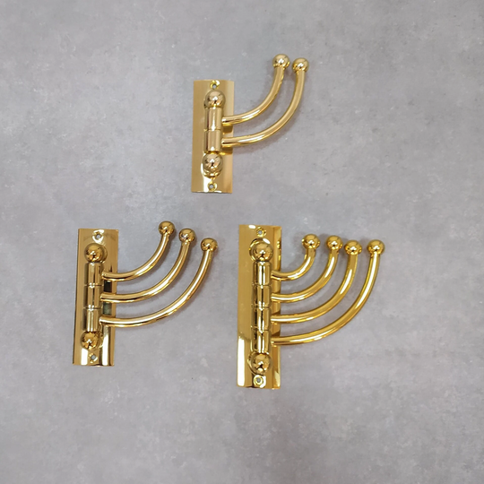 2-3-4 Swivel Hook Bathroom Robe Towel Holder Wall Mount-Gold Antique Black Chrome Modern Accessories-Gift-Free Shipping