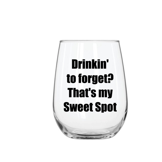 New Girl Nick Miller Inspired Stemless Wine Glass