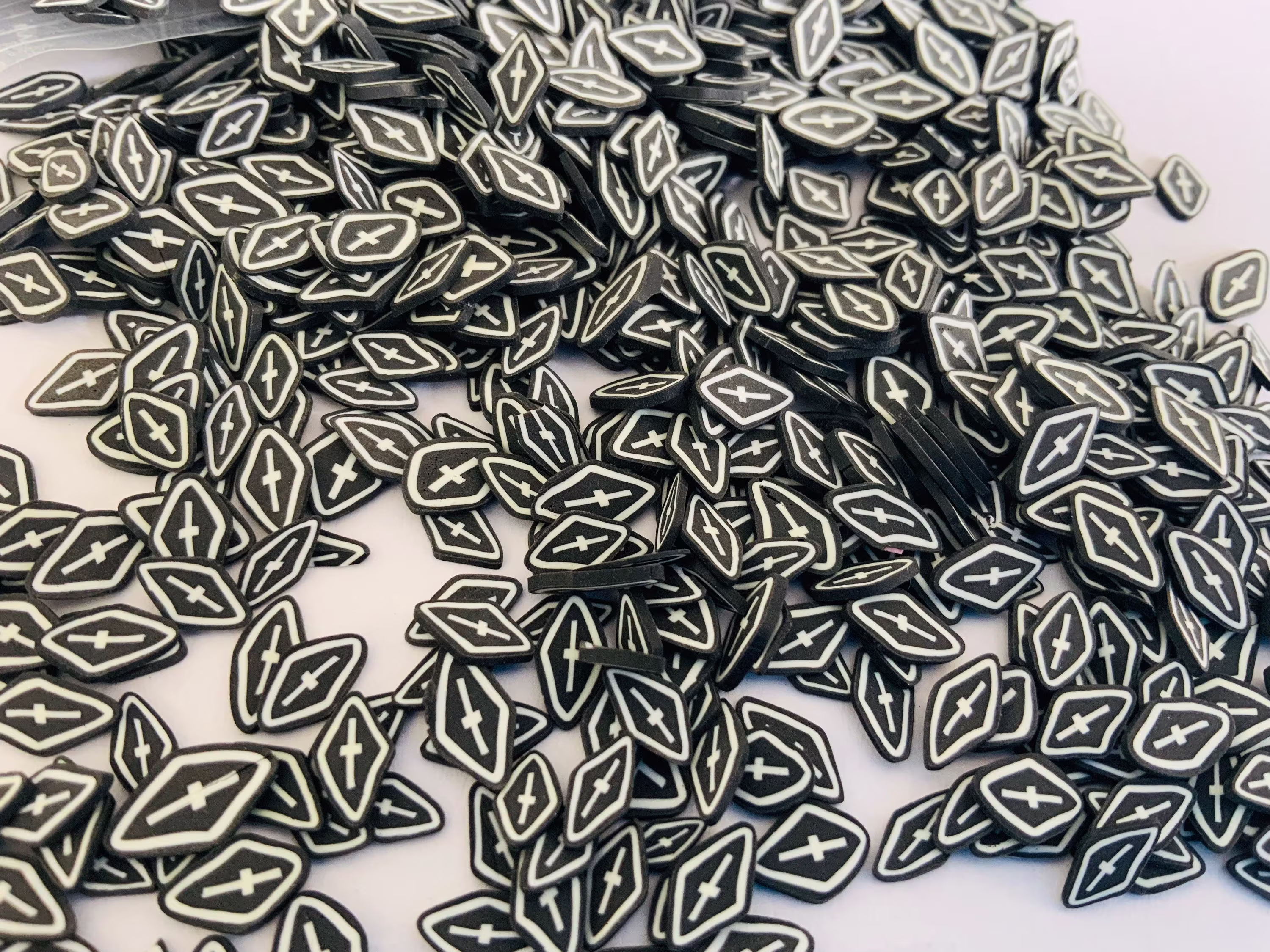 Coffin Clay Slices , Halloween Sprinkles Shaker Moulds Mini Coffin Decals Crafts Resin Supplies