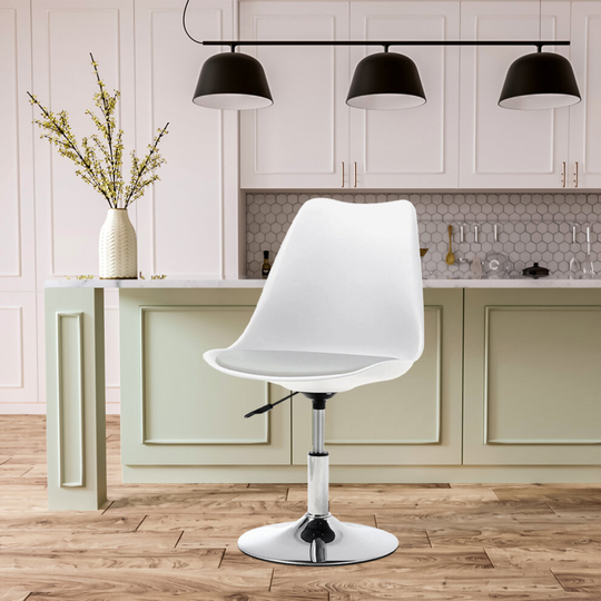 (White) Kitchen Bar Stools Swivel Chair Beauty Salon Chair