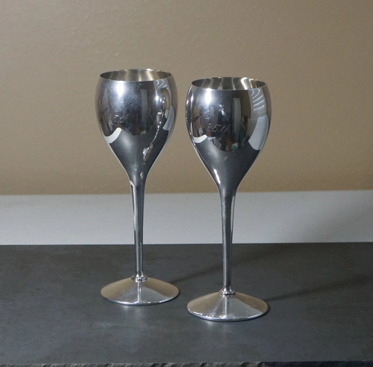 Silver Plated, Engraved, "25Th