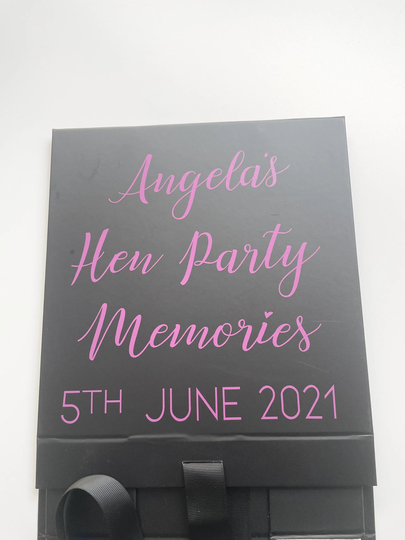 Hen Party Memory Box, Hen Do Keepsake Gift, Weekend Prop Gift Memories, Box For Bride