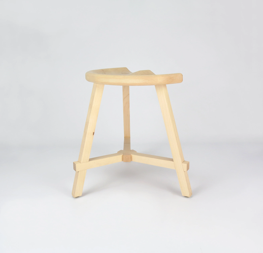 Modern Wooden Stool, Small Meditation Stool {Shown in Maple}