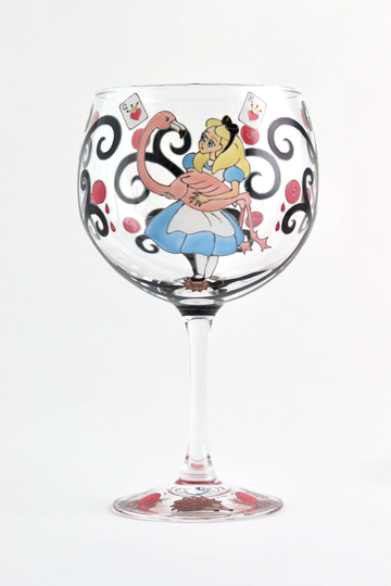 Alice Plays Croquet Gin Balloon