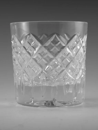 stuart Crystal - Blenheim Cut 8Oz Tumbler Glass/Glasses 3 1/4
