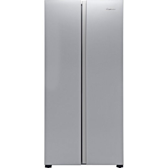 Fridgemaster MS83430FFS American Fridge Freezer - Silver