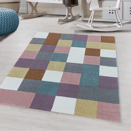 Lawlor Flatweave Purple/Green Rug