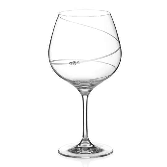Swarovski Toast Swirl 610ml Lead Free Crystal Gin Balloon Glass
