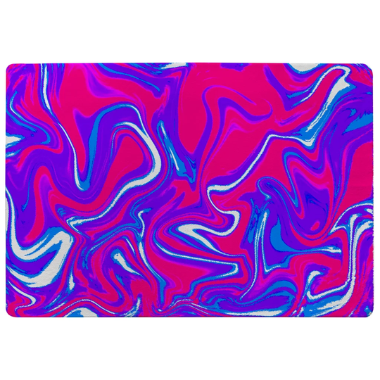 Norvell Shaggy Blue/Pink Area Rug